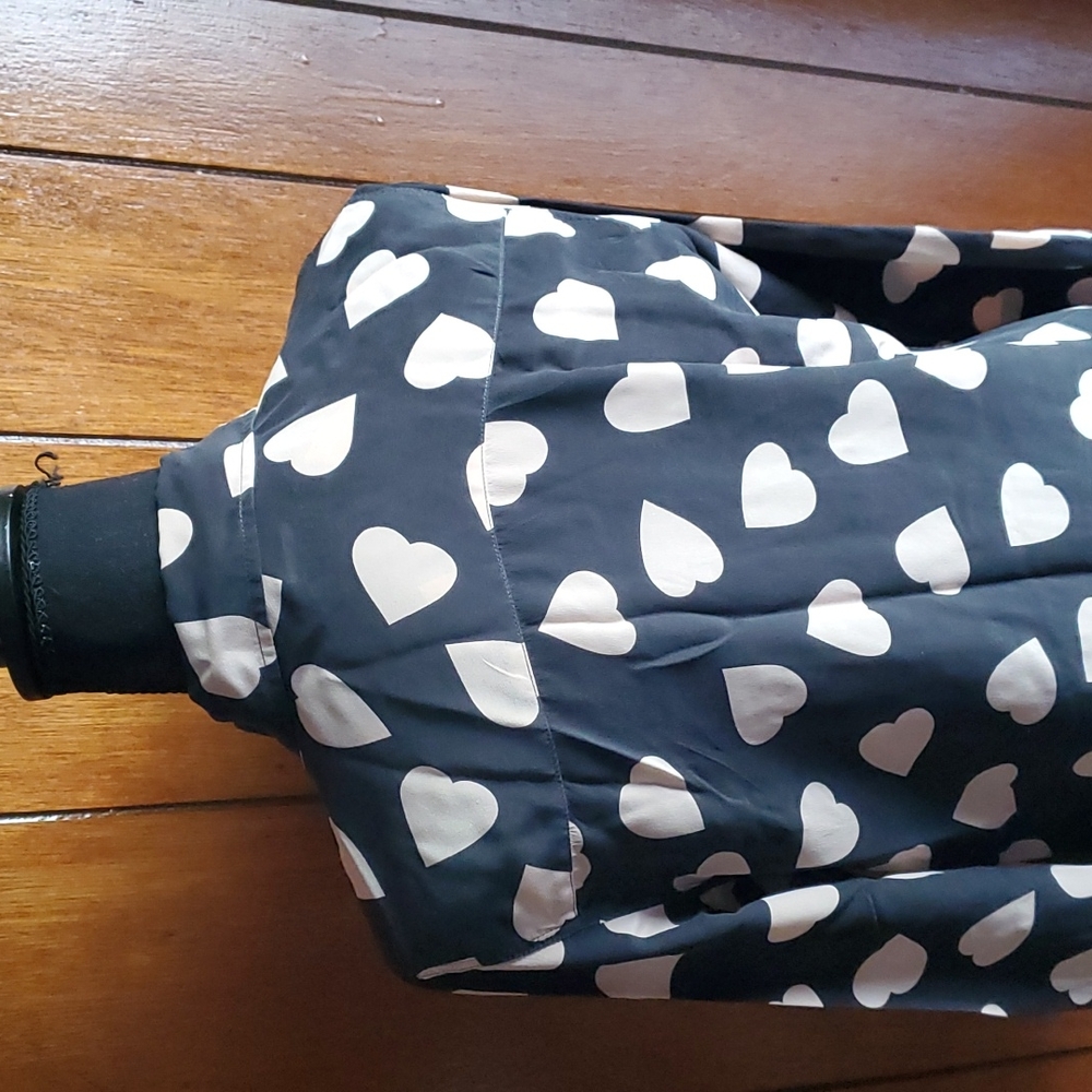 Equipment Silk top with pink hearts Woman's Size S - Picture 10 of 11